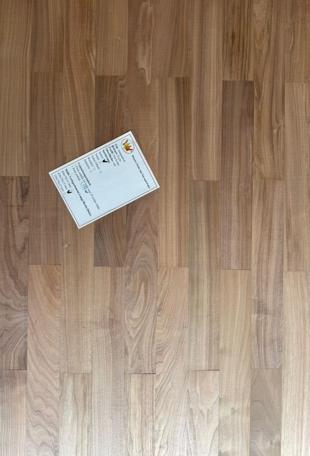 Штучный паркет Алекс Паркет Орех йодистый  Селект 210х70х15 мм